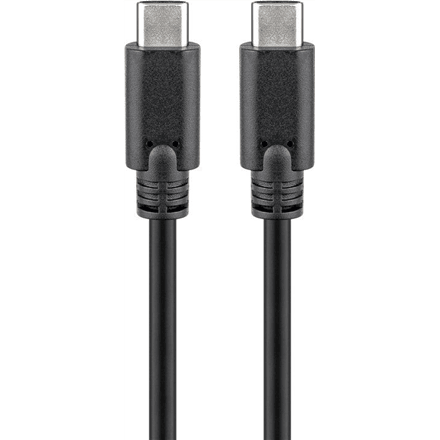 Goobay 67976 USB-C 3.1 generation 1 cable, black, 1m | Goobay | USB-C Charge Cable USB-C male | USB-C male