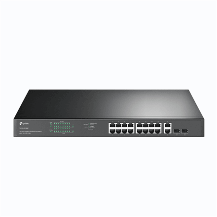 Võrgulüliti TP-Link TL-SG1218MP, 16 PoE+ porti, 2 SFP, räkki