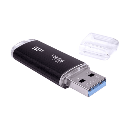 Silicon Power Blaze B02 128 GB USB-mälupulk, must