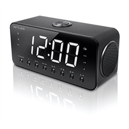 Радиобудильник Muse M-192CR, два будильника, FM