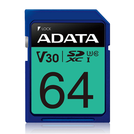 ADATA Premier Pro SD 64 GB memory card
