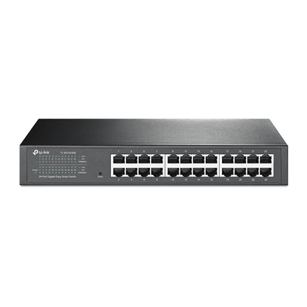 TP-Link TL-SG1024DE network switch, 24 ports, web managed, rackmount