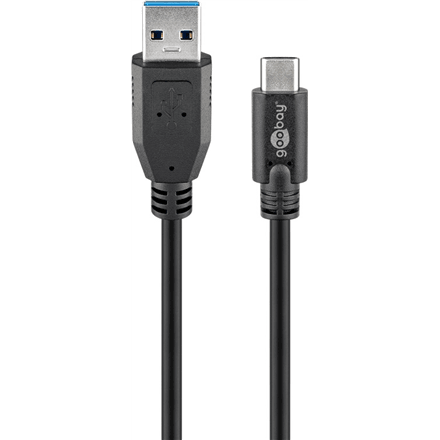 USB-kaabel Goobay 67999, USB-A 3.0 – USB-C, 0,5 m