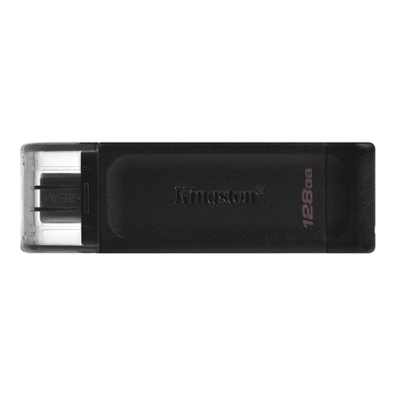 Kingston DataTraveler 70 128 GB USB-mälupulk, must