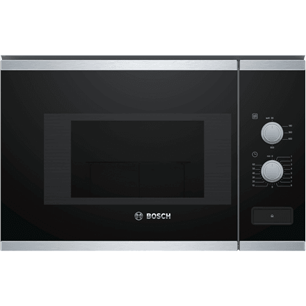 Встраиваемая микроволновая печь Bosch BFL520MS0, 20 л, 800 Вт, нержавеющая сталь