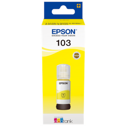 Epson 103 EcoTank tindipudel, kollane, 65 ml