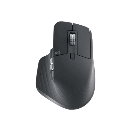 Logitech MX Master 3S wireless mouse, Bluetooth, 8000 DPI, graphite