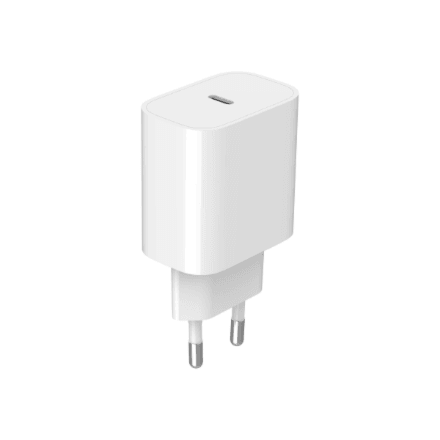 Зарядное устройство Gembird TA-UC-PD20-01-W, USB-C, 20 Вт, белое