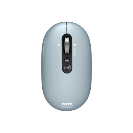 PORT CONNECT Mouse | PURE MAC | Wireless | Bluetooth | Pastel Blue