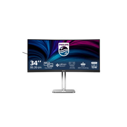 Philips 34B2U5900C curved monitor, 34″ VA, 5120 × 2160, 120 Hz