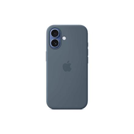 Apple iPhone 17 Silicone Case with MagSafe - Anchor Blue | Apple