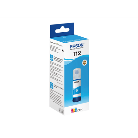 Epson 112 EcoTank tindipudel, tsüaan, 70 ml