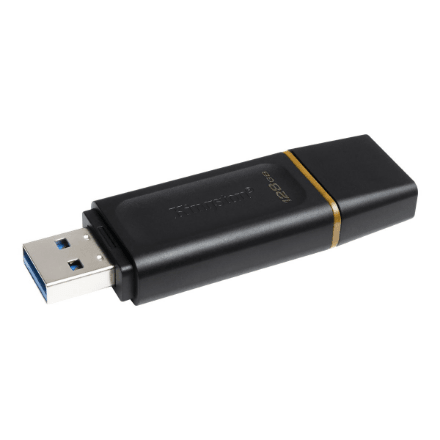Kingston DataTraveler Exodia 128 GB USB-mälupulk, must