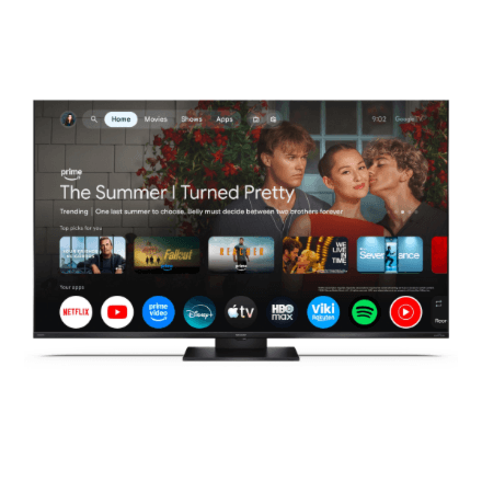 Teler Sharp 50JR7265E, 50″, 4K QLED, Google TV