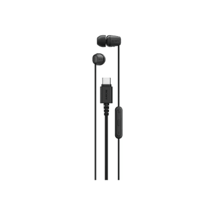 Juhtmega kõrvasisesed kõrvaklapid Sony IER-EX15C, USB-C, must