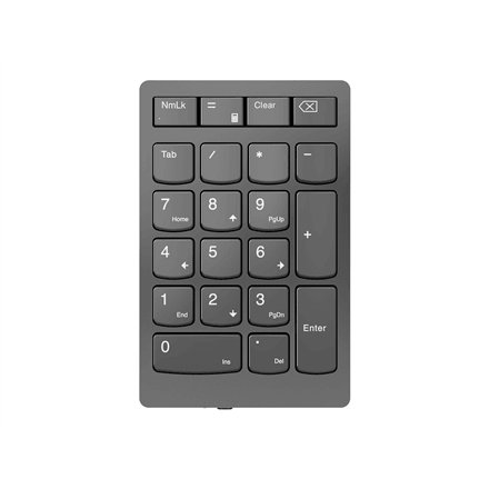 Lenovo Go Wireless Numeric Keypad, Storm Grey