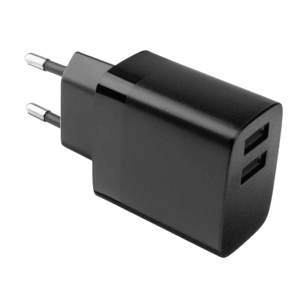 Fixed FIXC17N-2U-BK kahe USB-pesaga reisilaadija 17W, must