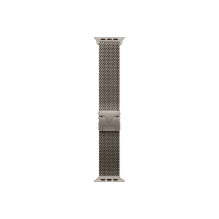 APPLE 49mm Natural Titanium Milanese Loop - Small