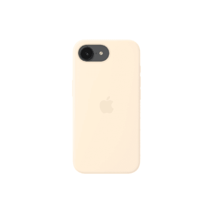 Apple iPhone 17e Silicone Case with MagSafe – Vanilla | Apple