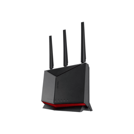 Asus | Wireless Wifi 7 Dual Band Gigabit Router | RT-BE86U | 802.11be | 6800 Mbit/s | Ethernet LAN (RJ-45) ports 5 | Mesh Support Yes | MU-MiMO No | 4G/5G | Antenna type External/Internal | 2