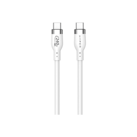 Hyper | 2M Silicone 240W USB-C Charging Cable | USB-C to USB-C