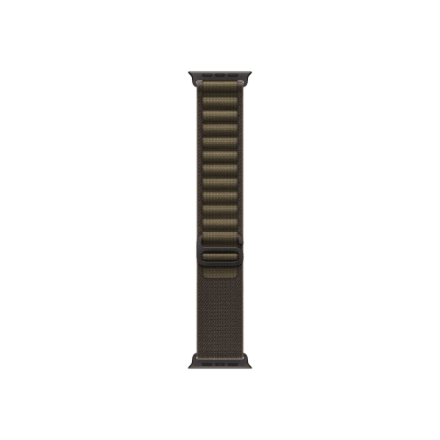 APPLE 49mm Dark Olive Alpine Loop - Small - Black Titanium Finish | Apple