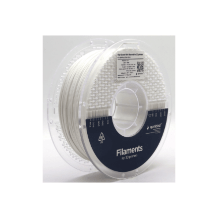 Flashforge High Speed PLA filament 3DP-PLA1.75HY-01-W, 1,75 mm, valge