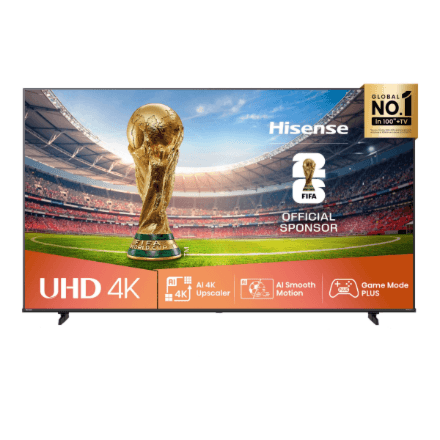 Hisense 85A6Q 85-tolline 4K UHD nutiteler VIDAA-ga, must