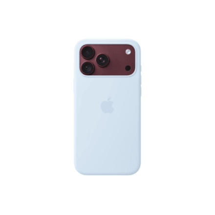 APPLE iPhone 18 Pro Max Silicone Case with MagSafe - Crisp Blue | Apple