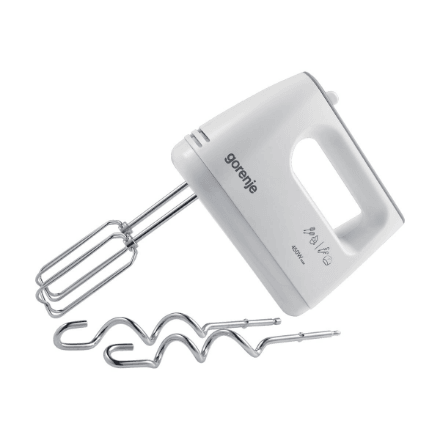 Gorenje | Mixer | M420CW | Hand Mixer | 450 W | Number of speeds 5 | Turbo mode | White