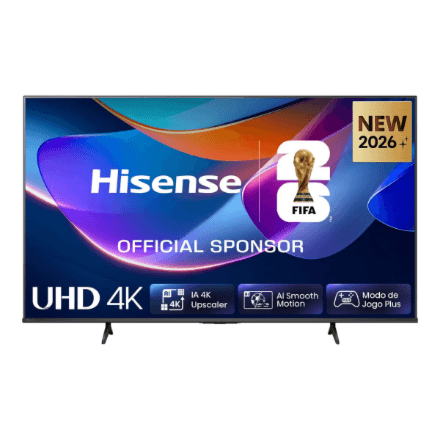 Hisense 65A6S 65-inch 4K UHD smart TV with VIDAA, black