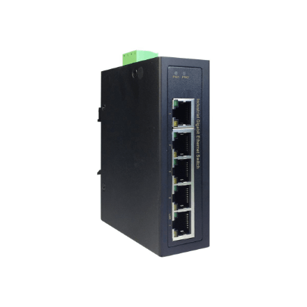 Digitus | Industrial 5 Port Gigabit Switch | DN-651107 | Unmanaged | DIN rail mountable