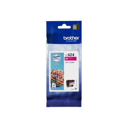 Brother LC424M tindikassett, magenta, 750 lk