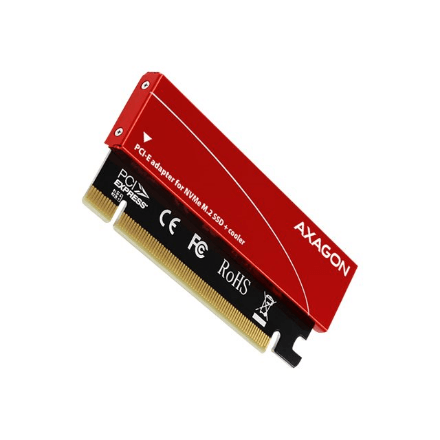 AXAGON PCEM2-S PCI-Express x16 Adapter for NVMe M.2 SSD
