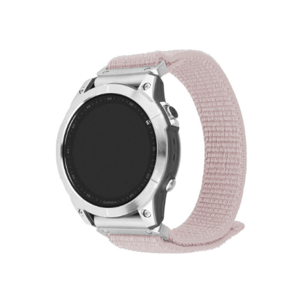 Ремешок Fixed Sporty Strap для Garmin QuickFit 22 мм, нейлон, розовое золото