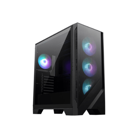 MSI PC Case | MAG FORGE 321R AIRFLOW | Side window | Mid-Tower | ATX | Black