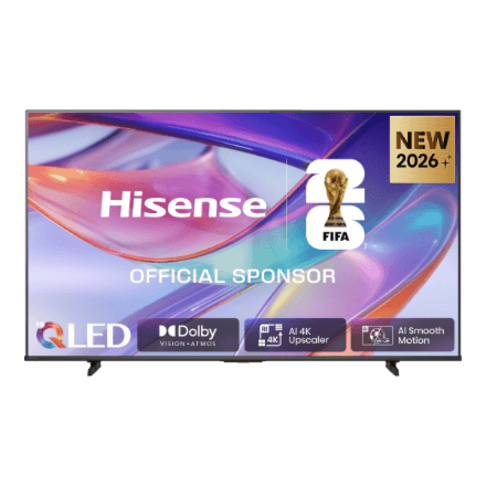 Hisense 55E7S 55-inch 4K UHD smart TV with VIDAA, black