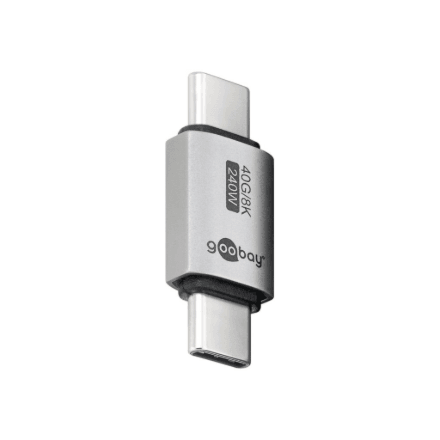 Goobay USB-C adapter 74448, USB4, sirge, hõbedane