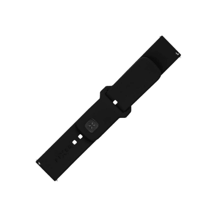 Ремешок Fixed Sporty Strap Set с быстросъёмным креплением, 22 мм, силикон, чёрный