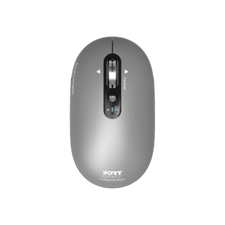 PORT CONNECT Mouse | PURE MAC | Wireless | Bluetooth | Gris clair