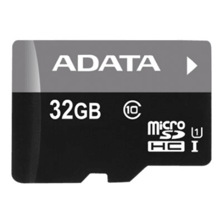 ADATA Premier microSDHC memory card, 32 GB, with adapter