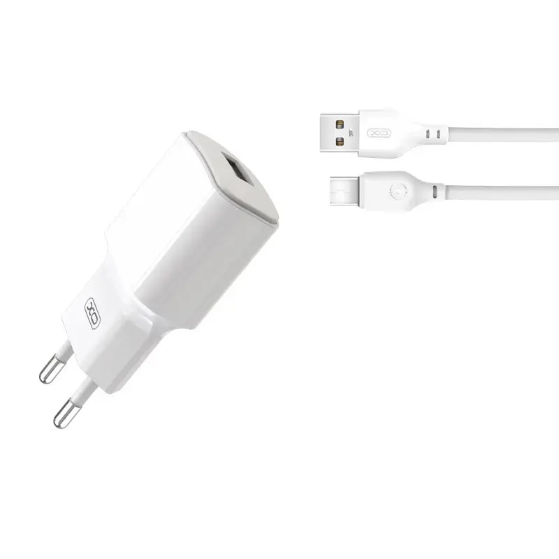 Зарядное устройство XO L73, 12 Вт, USB-C, белое
