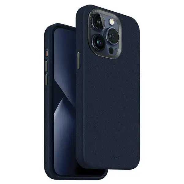 UNIQ Lyden case with MagSafe for iPhone 15 Pro, navy blue