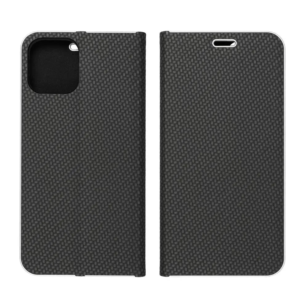 Чехол-книжка для Samsung Galaxy A35 5G Fusion Luna Carbon, чёрный