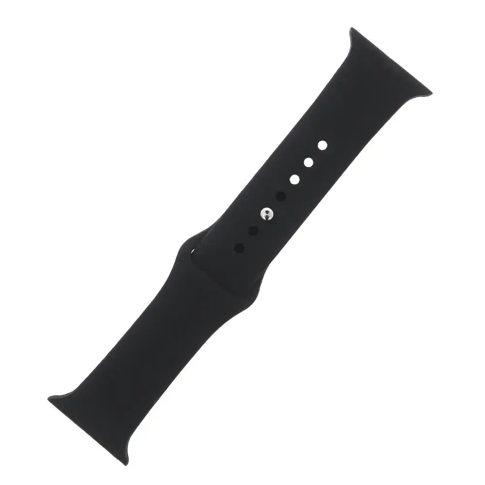 Fusion silicone band for Apple Watch 38/40/41 mm, black