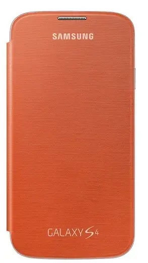 Kaanega ümbris Samsung Galaxy S4, Samsung EF-FI950BOEGWW Flip, oranž