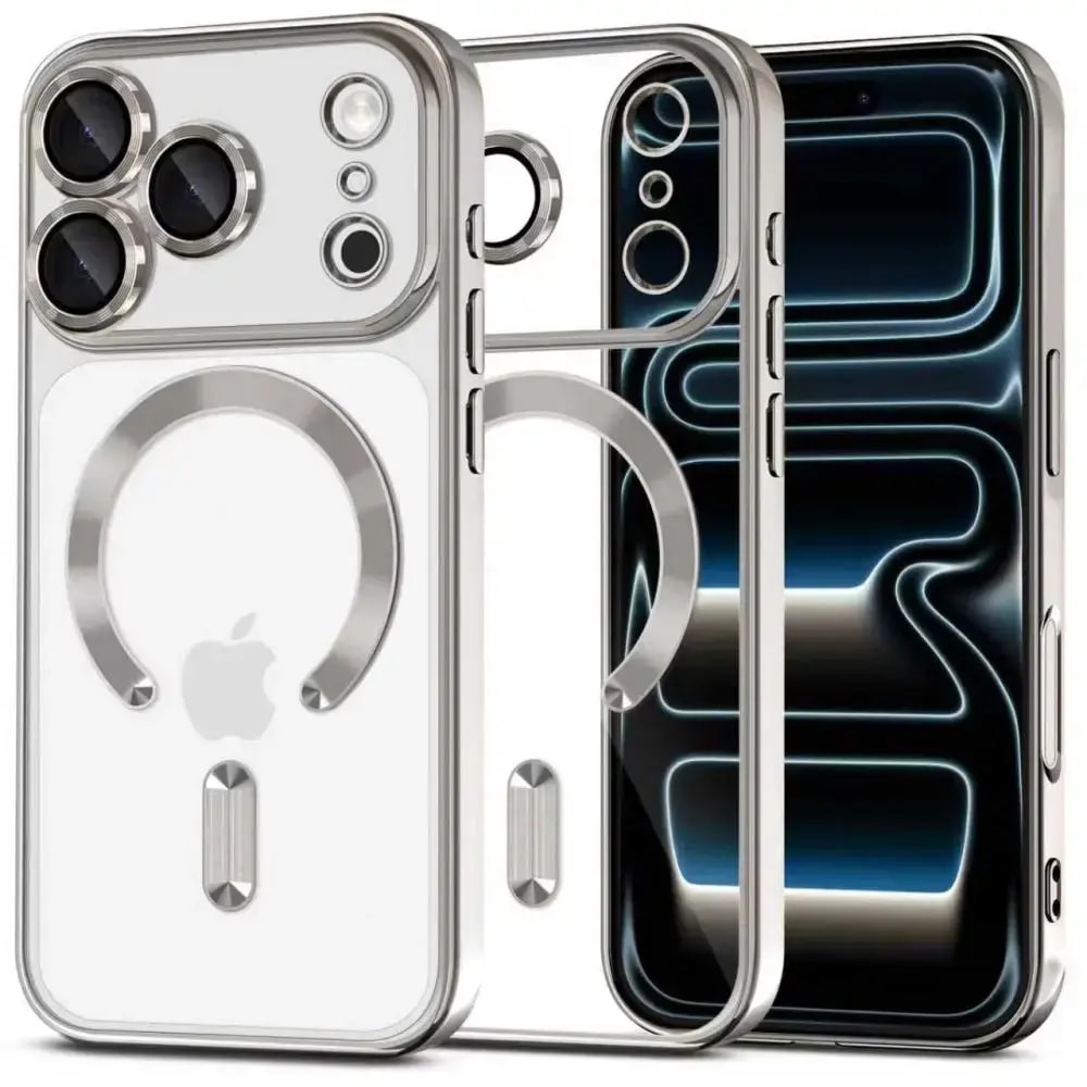 Ümbris iPhone 17 Pro, TECH-PROTECT MAGFLEX, MagSafe, hõbedane