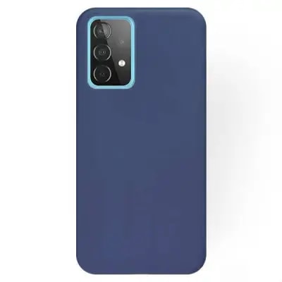 Fusion Soft Matte Silicone case for Motorola Moto g84, dark blue