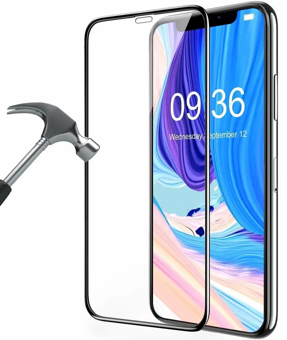 Kaitseklaas iPhone XR / 11, 9D