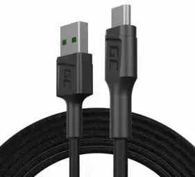 Кабель USB-A – Micro USB Green Cell GC PowerStream, 1,2 м, чёрный